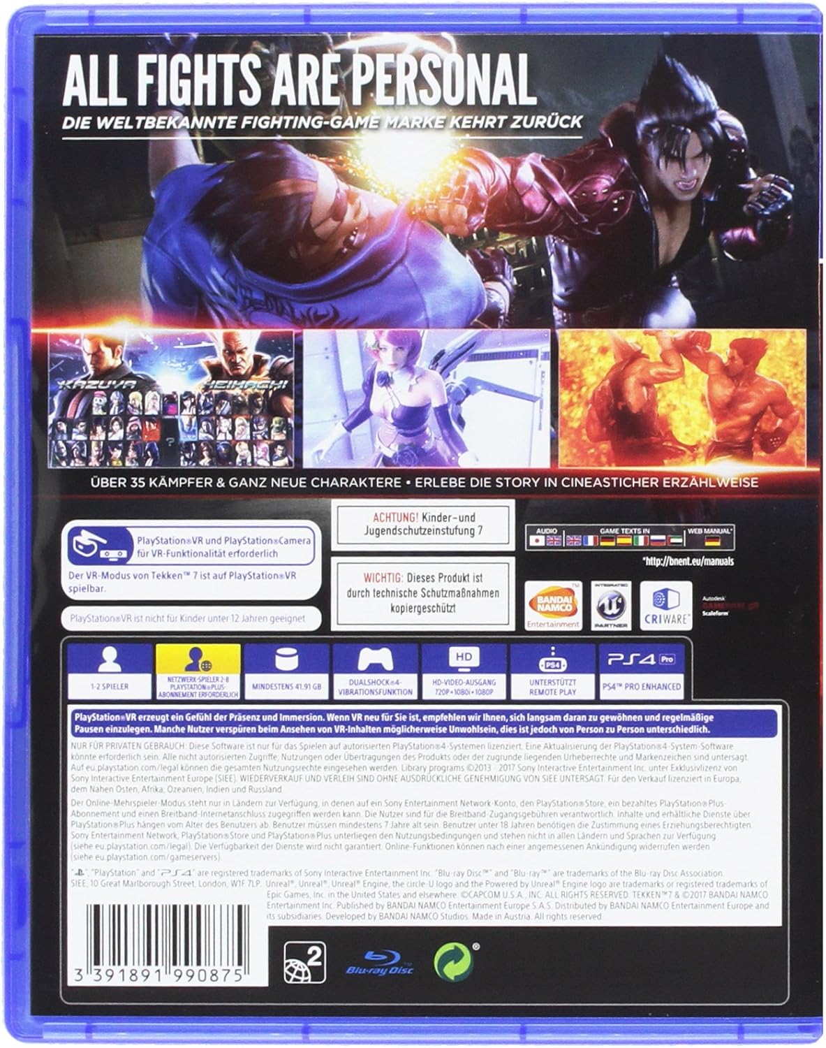 Tekken 7 Playstation 4 Amazon Fr Jeux Video