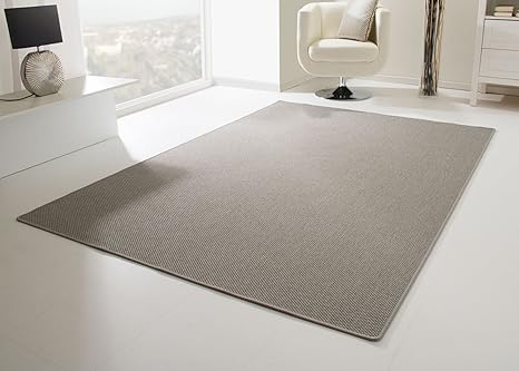 Amazon.de: Designer Teppich Modern Viborg Küchenteppich in Silber grau