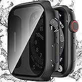 Zumyzu Privacy Case with Screen Protector for Apple Watch Series 11/10 46mm | Waterproof Cover with Anti-peep Tempered Glass,