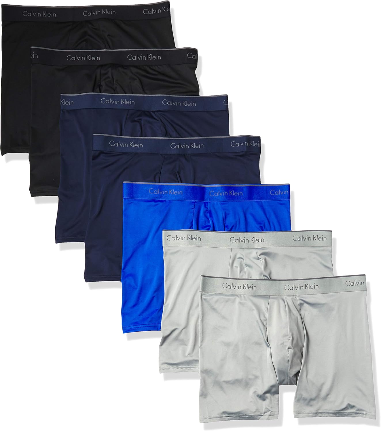 Calvin Klein Men's Underwear Microfiber Stretch 3 Pack Boxer Brief at