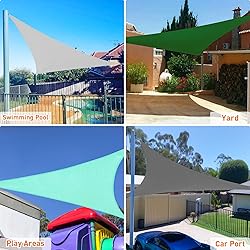 Artpuch 20'X20'X20' Sun Shade Sail Curved