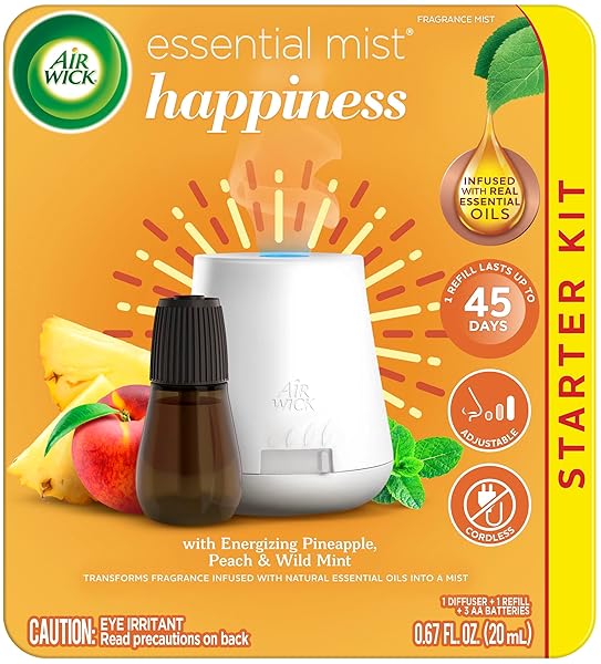 AIR WICK ESSENTIAL MIST STARTER KIT (DIFFUSER +...