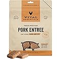 Vital Essentials Freeze Dried Cat Food, Raw Pork Mini Patties Entree 8 oz