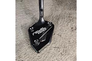 Midimttop Motorcycle Kickstand Plate Pad Extender Foot Side Stand Extension Pad Support Plate for Ho&nda Rebel CMX 1100 CMX11