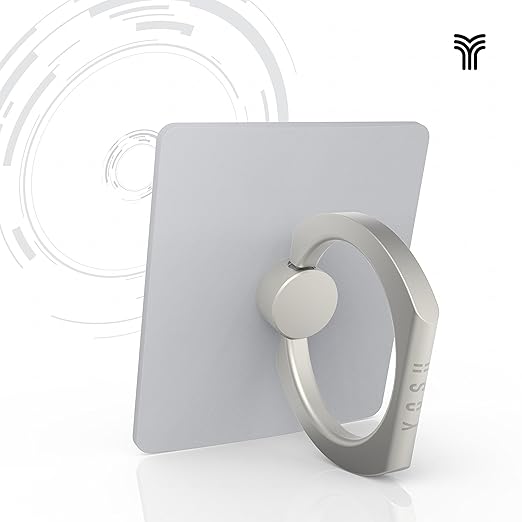 Anillo apretón soporte para movil kindle iPad mini YOSH® para móviles iPhone 6 6s plus 5 5s Samsung Galaxy S6 S7 edge Huawei P8 P9 LG G5 G4 V10 HTC Nexus Tablets ✪Garantía De Por Vida✪(Plata)