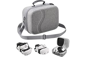 Case for Meta Quest 3, Hard Travel Carrying Case for BOBOVR S3 Pro/Kiwi Design Battery Head Strap, Controller and Accessory, 