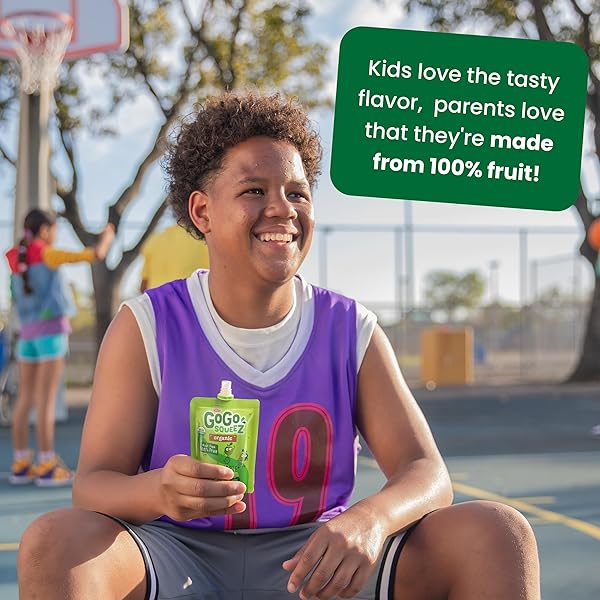 GOGO SQUEEZ ORGANIC APPLESAUCE, APPLE STRAWBERRY, 3.2 OUNCE (4 POUCHES), GLUTEN FREE, VEGAN FRIENDLY, UNSWEETENED APPLESAUCE, RECLOSEABLE, BPA FREE POUCHES
