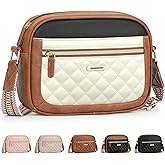 Capolo Crossbody Bags for Women, Small Crossbody Purses Trendy Vegan Leather Women's Shoulder Handbags with Adjustable Strap