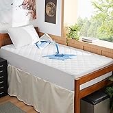 Bedsure Waterproof Twin XL Mattress Protector, Soft Mattress Pad for College Dorm, Extra Long Twin Quilted Mattress Cover wit
