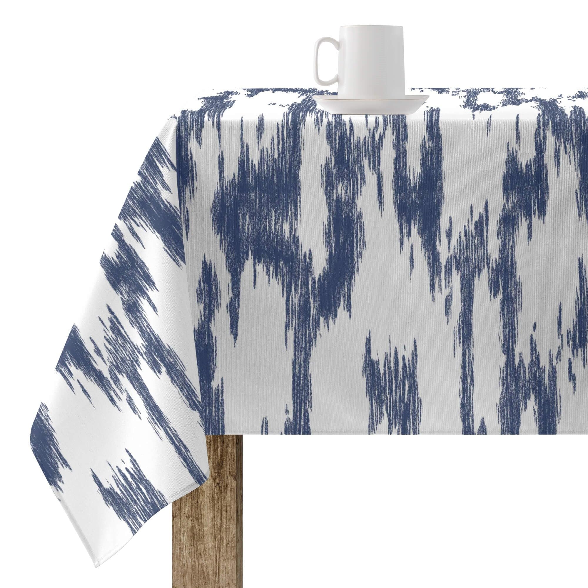 BELUM | Stain Resistant Tablecloth Size 300 x 155 cm - Extra Soft Touch Tablecloth Colour Multicolor - Tablecloth Fabric 100% Organic Cotton Model T09