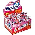 NAZAR Strawberry Breeze Sugar-Free Jawline Exerciser Chewing Gum | Freshens Your Breath | Supports Oral Health | Individually Wrapped | 1 Pack of Gum (100 Count Per Pack)
