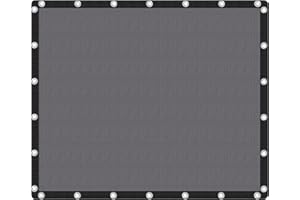 VICLLAX 90% Shade Fabric Sun Shade Cloth Privacy Screen with Reinforced Grommets for Outdoor Patio Garden Pergola Cover Canopy 10x12 FT, Dark Grey