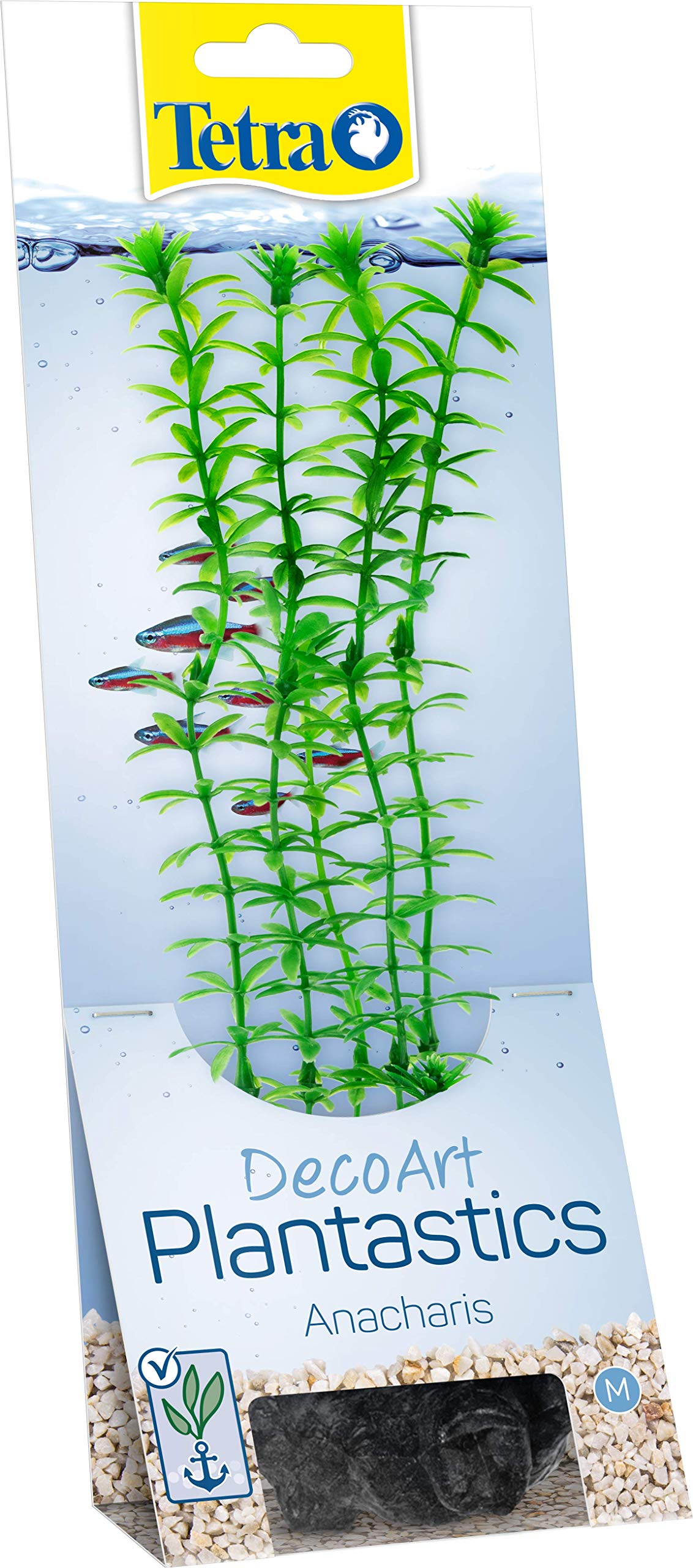 Tetra DecoArt Artificial Water Plants Aquarium Fish Tank Green Anacharis