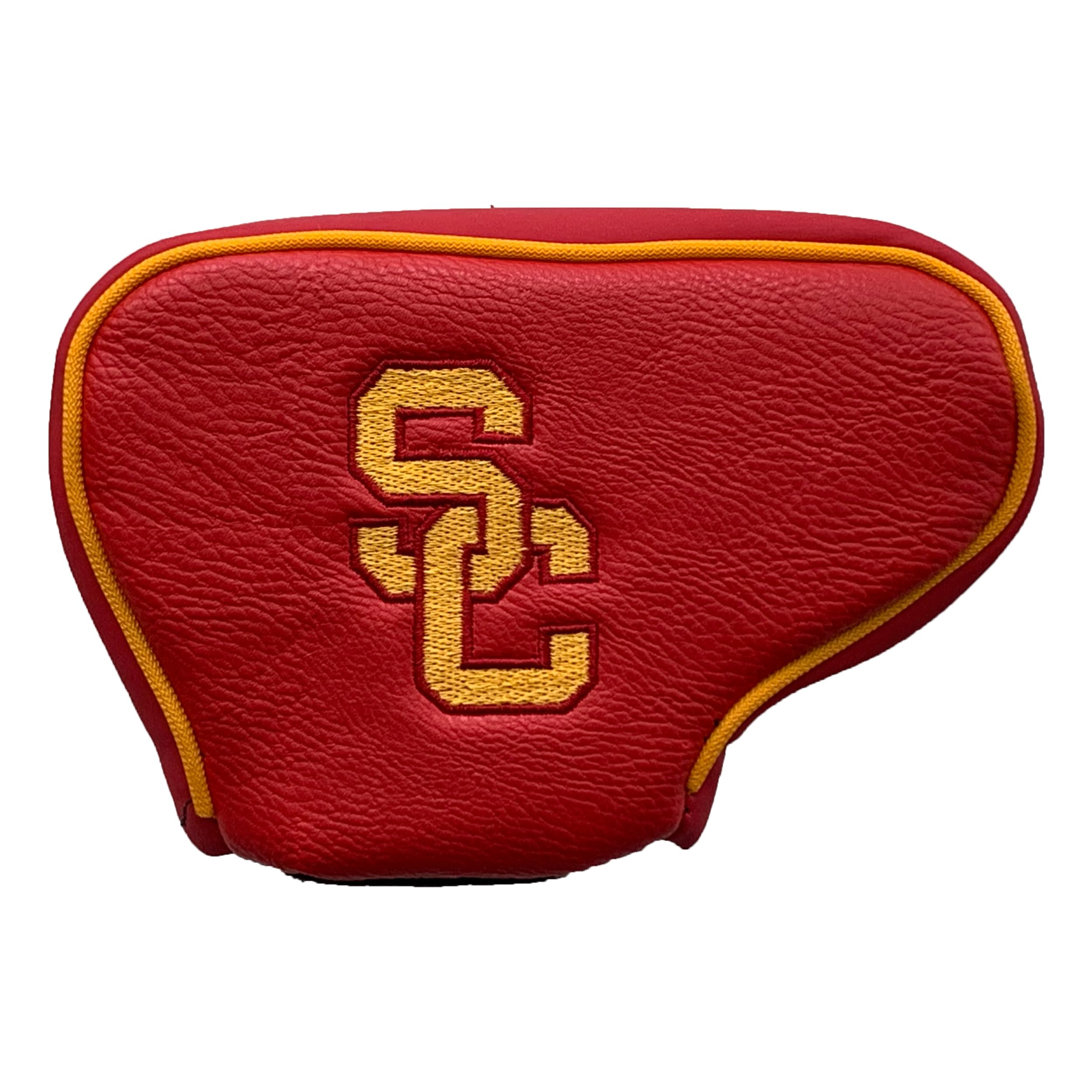 Team Golf NCAA USC Trojans Golf Club Blade Putter Headcover, Fits Most Blade Putters, Scotty Cameron, Taylormade, Odyssey, Titleist, Ping, Callaway, Multi Team Color, One Size (27201)
