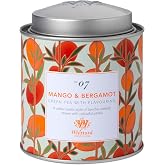 Whittard of Chelsea - Tea Discoveries Mango &amp; Bergamot Caddy - Black Loose Leaf, Vegetarian, Vegan Friendly, Resealable Tin (100g, 1ct)