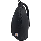 Carhartt Durable Sling Bag, Crossbody Backpack with Side Release Buckle, Tablet Sleeve and Adjustable Strap, Black