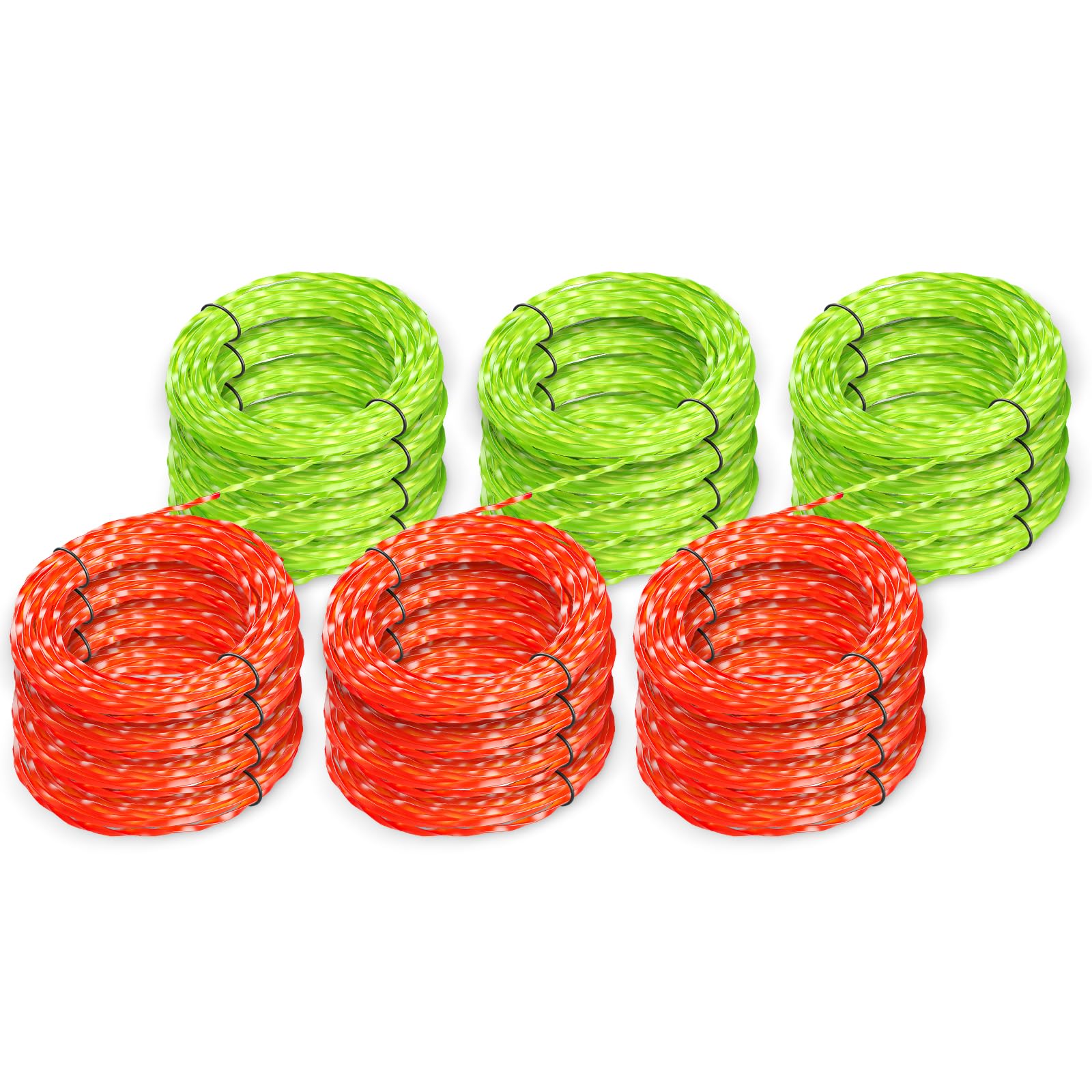 Photo 1 of YWTESCH 12 Pack AL2420PD 0.095’’ Replacement Twisted Trimmer Lines Compatible with All EGO 15-Inch String Trimmers, 168 FT Dual Color Pre-Cut Heavy Duty Weed Wacker String for EGO Line Trimmers