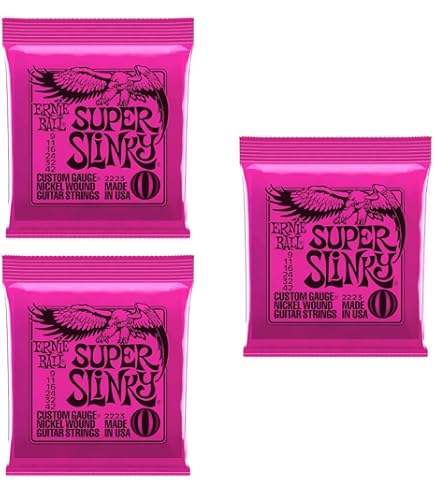 Amazon.com: Ernie Ball Hybrid Slinky Electric Guitar Strings, Lot