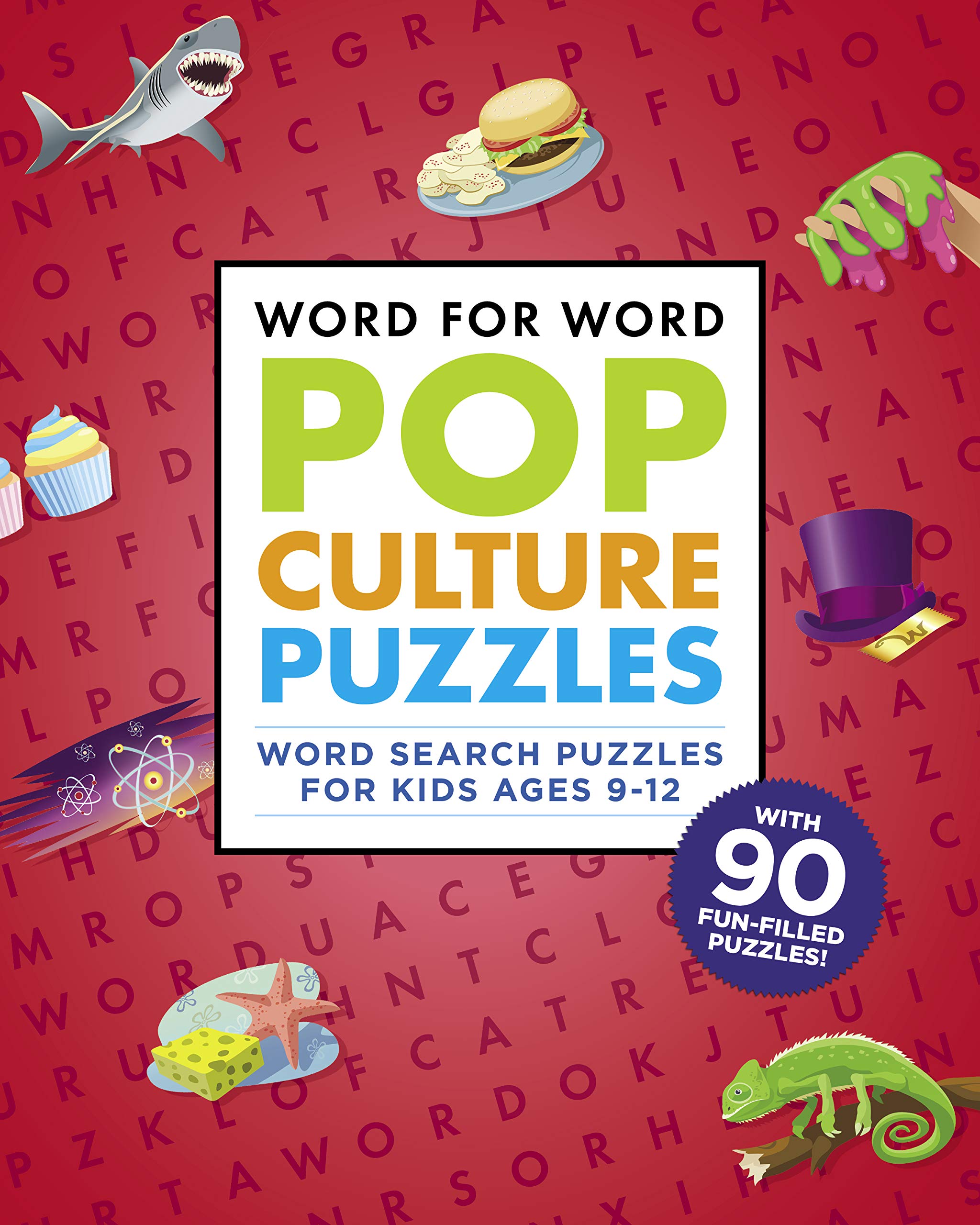 Word For Word Pop Culture Puzzles Word Search Book For Kids Ages 9 12 Word For Word Puzzles For Kids Rockridge Press Amazon Com Books