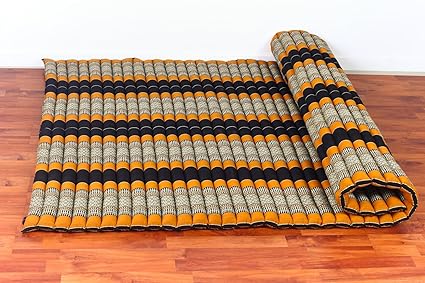 Leewadee Roll Up Thai Mattress Guest Bed Yoga Floor Mat Thai