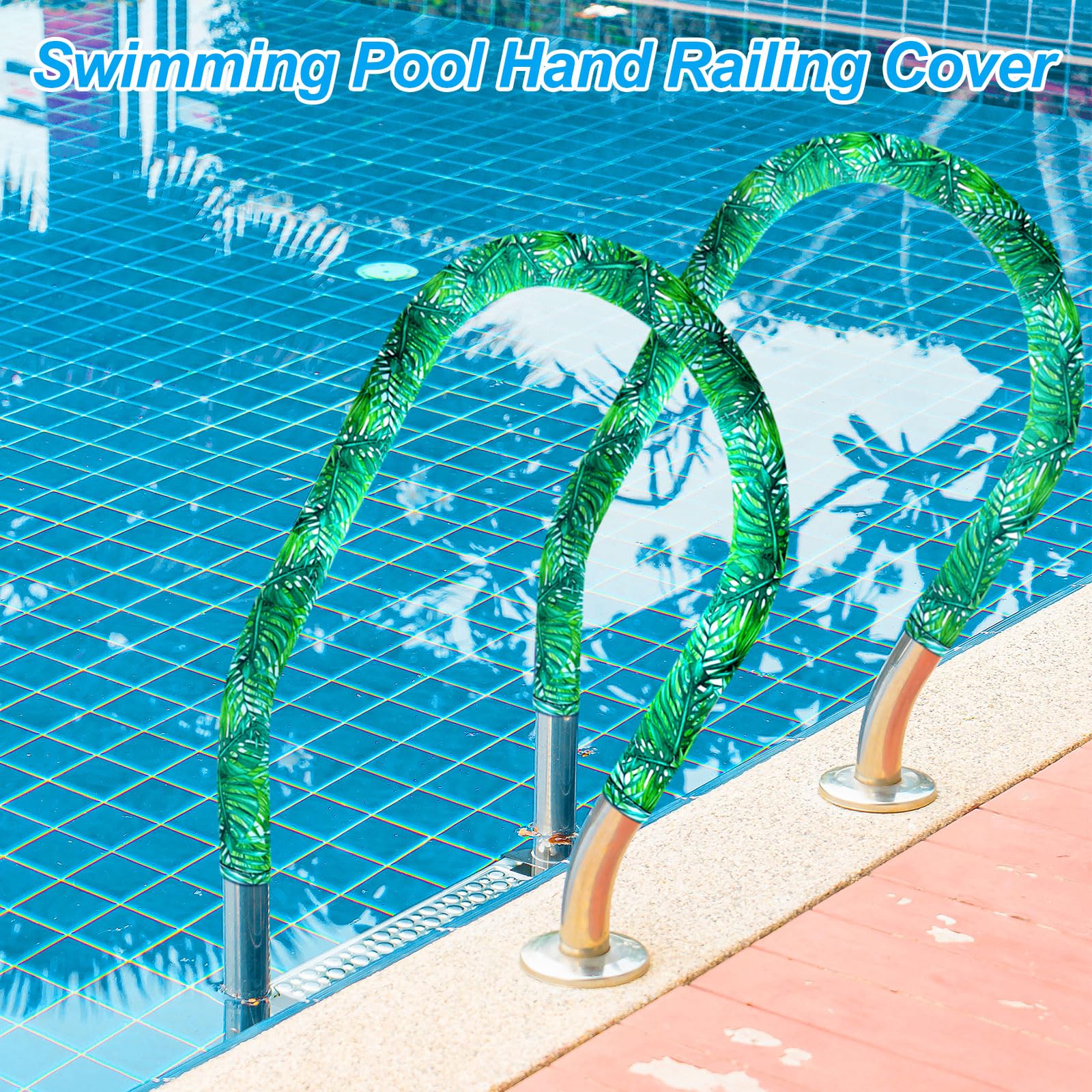 Mua Junkin Pool Handrail Cover Swimming Pool Hand Rail Cover 4 Feet ...