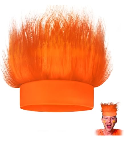 Bandeau poilu pour cheveux Troll - Accessoire costume Halloween, bandeau doux léger, bandeau confortable pour les fêtes, objets scéniques pour encourager les coiffes cosplay coloré | Idéal pour les