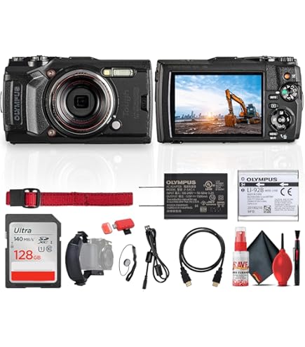 Amazon.com : Olympus Tg-6 Tough Camera - Red + 32 GB Memory