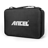 ANCEL EVA Hard Protective Case for ANCEL DS500 Elite OBD2 Scanner, Full System Bidirectional Scan Tool Storage Case Bag, Waterproof Shockproof Storage Bag with Durable Zipper, Travel Ready
