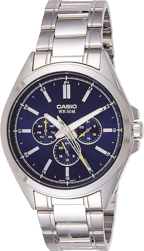 casio watch with sweeping second hand