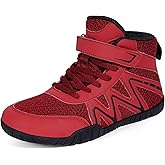 Kids Wrestling Shoes Boys Girls Youth Boxing Shoes Lightweight Fitness Training Sneakers Zero Drop Sole
