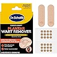 Dr. Scholl's Clear Away Plantar Wart Remover Extra-Thick Bandages for Feet, 24 Treatments - Clinically Proven Effective Wart Removal and Cushioning Pain Relief, Comfortable Multi-Day Coverage Patches