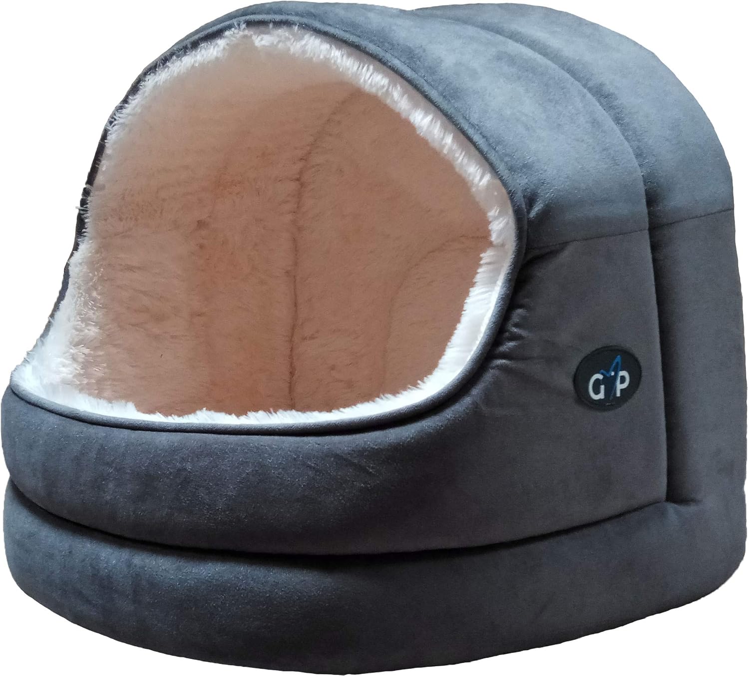 Nordic Hooded Bed Medium Grey Amazon.co.uk Pet Supplies