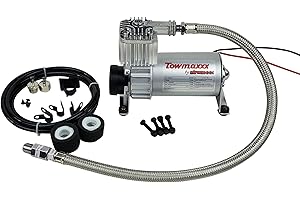 airmaxxx Towmaxxx Compact Air Compressor – 12V for Towing, Horns, or 1 Gal Tank Systems
