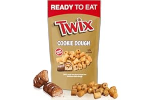 Candylandia Twix Edible Cookie Dough Candy Bites made from No Egg Edible Cookie Dough, Same as in Movie Theaters, Tastes Great Frozen 1 bag
