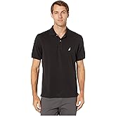 Nautica Men's Short Sleeve Solid Cotton Pique Polo Shirt