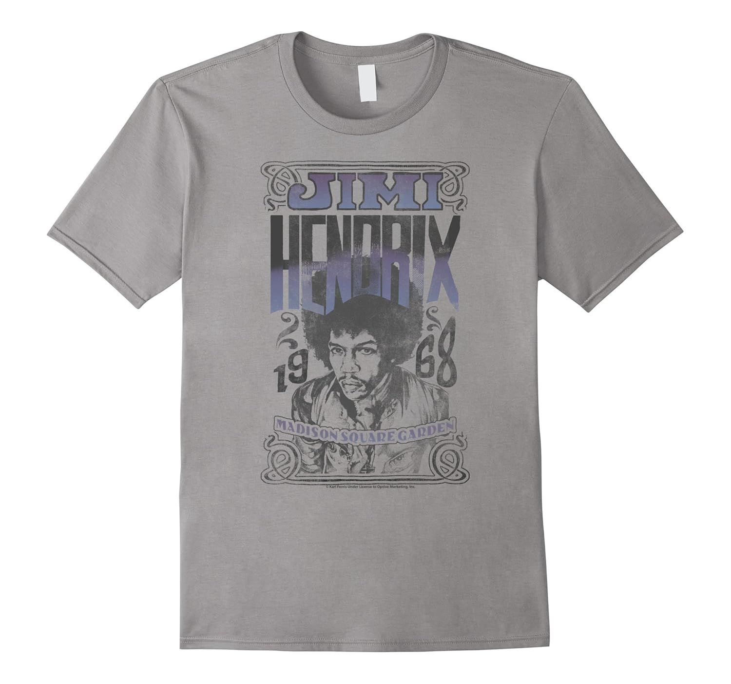 Jimi Hendrix Psychedelic Poster Vintage Concert T-Shirt-T-Shirt