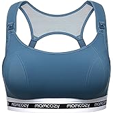 Momcozy Nursing Bras for Breastfeeding, FB011 Low-Impact Nursing Sports Bra Support Maternity Pregnancy Padded Wireless Bra