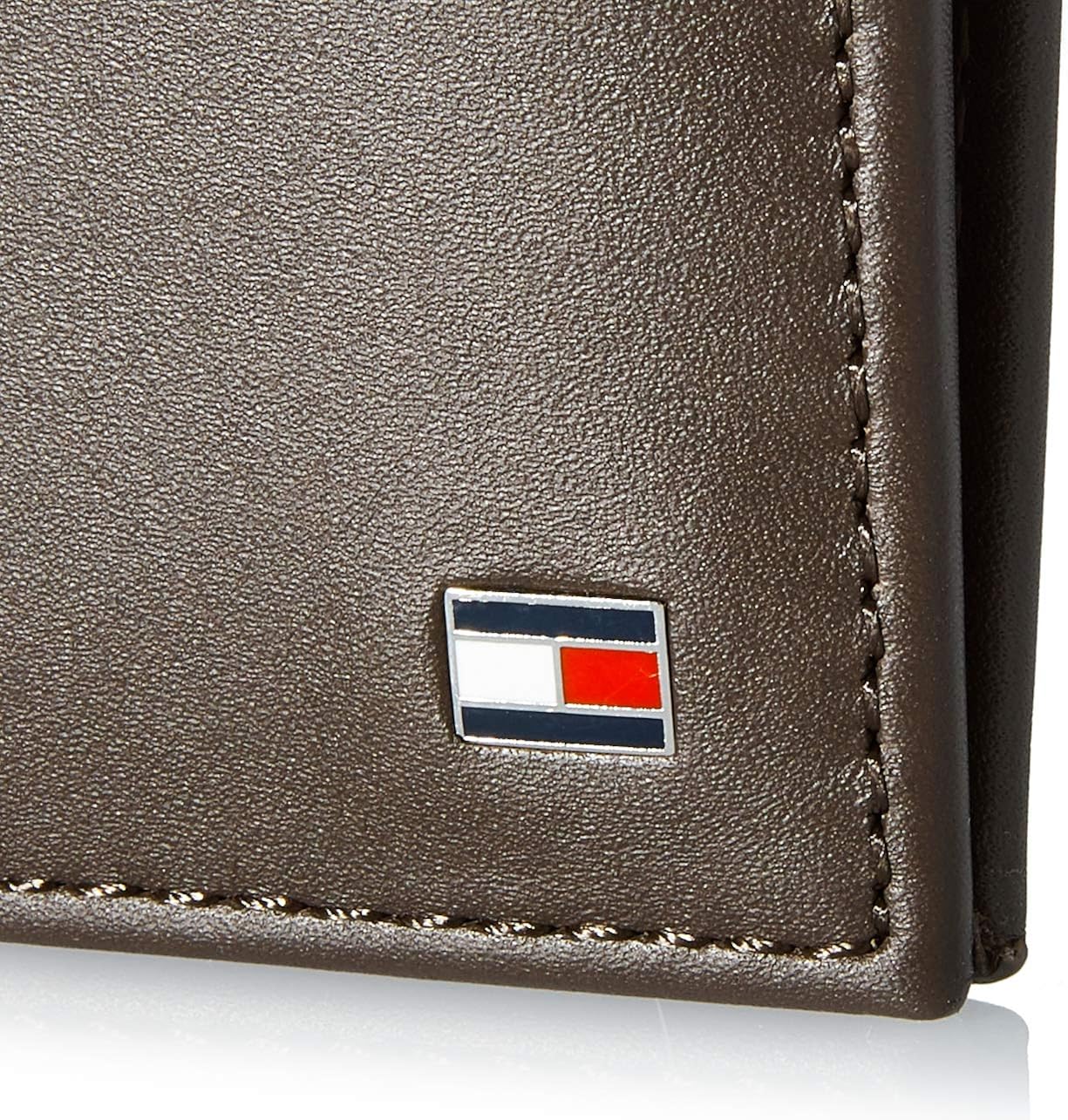 Tommy Hilfiger Men’s Eton Wallet with Coin Pocket, Brown (Brown), One Size, OS - Image 4