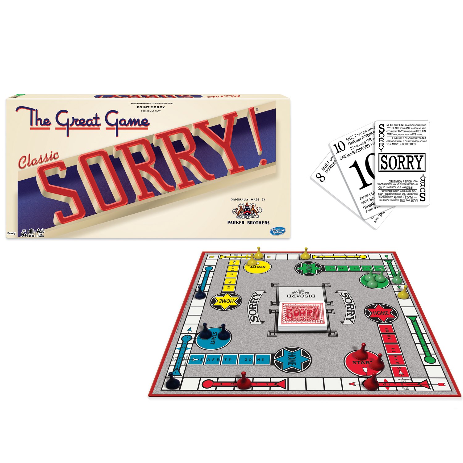 Winning Moves Games Sorry Classic Edition Board Game