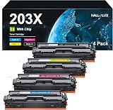 HALLOLUX 203X Toner 4PK for HP CF540X CF541X CF542X CF543X M254 M281 MFP view 1