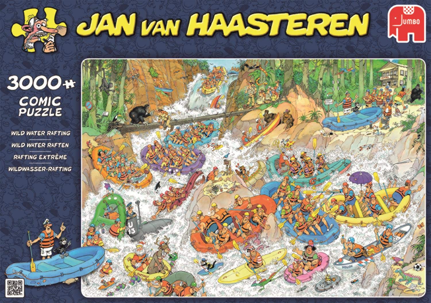 Van Jan Jumbo Haasteren Piece) (3000 Puzzle Jigsaw Rafting