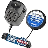 HydroCheck Water Sensor Alarm, Smart Water Leak Detector for Home &amp; Basements | Made in THE USA | Automatic Flood Detectors and Water Alarm, Pure Water Capable (WaterWatcher)