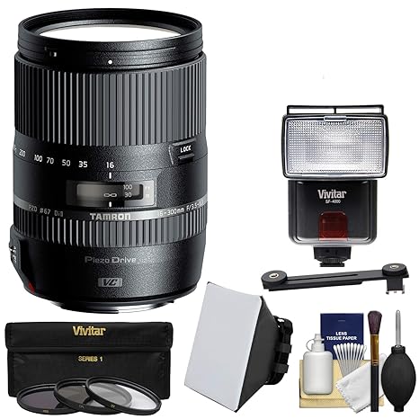 Tamron 16 - 300 mm f/3.5 - 6.3 Di II VC PZD Macro Lente de Zoom ...