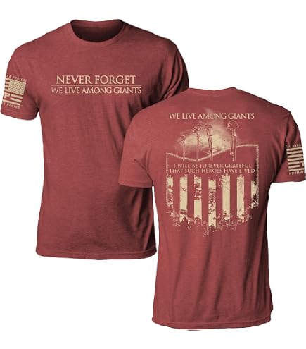 Amazon.com: never forget we live among giants T-Shirt : Clothing
