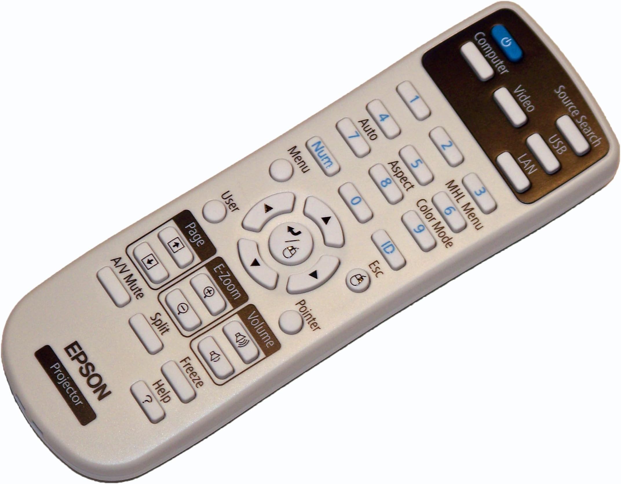 Epson Projector Remote Control: PowerLite S27, PowerLite X27, PowerLite X29, PowerLite W29