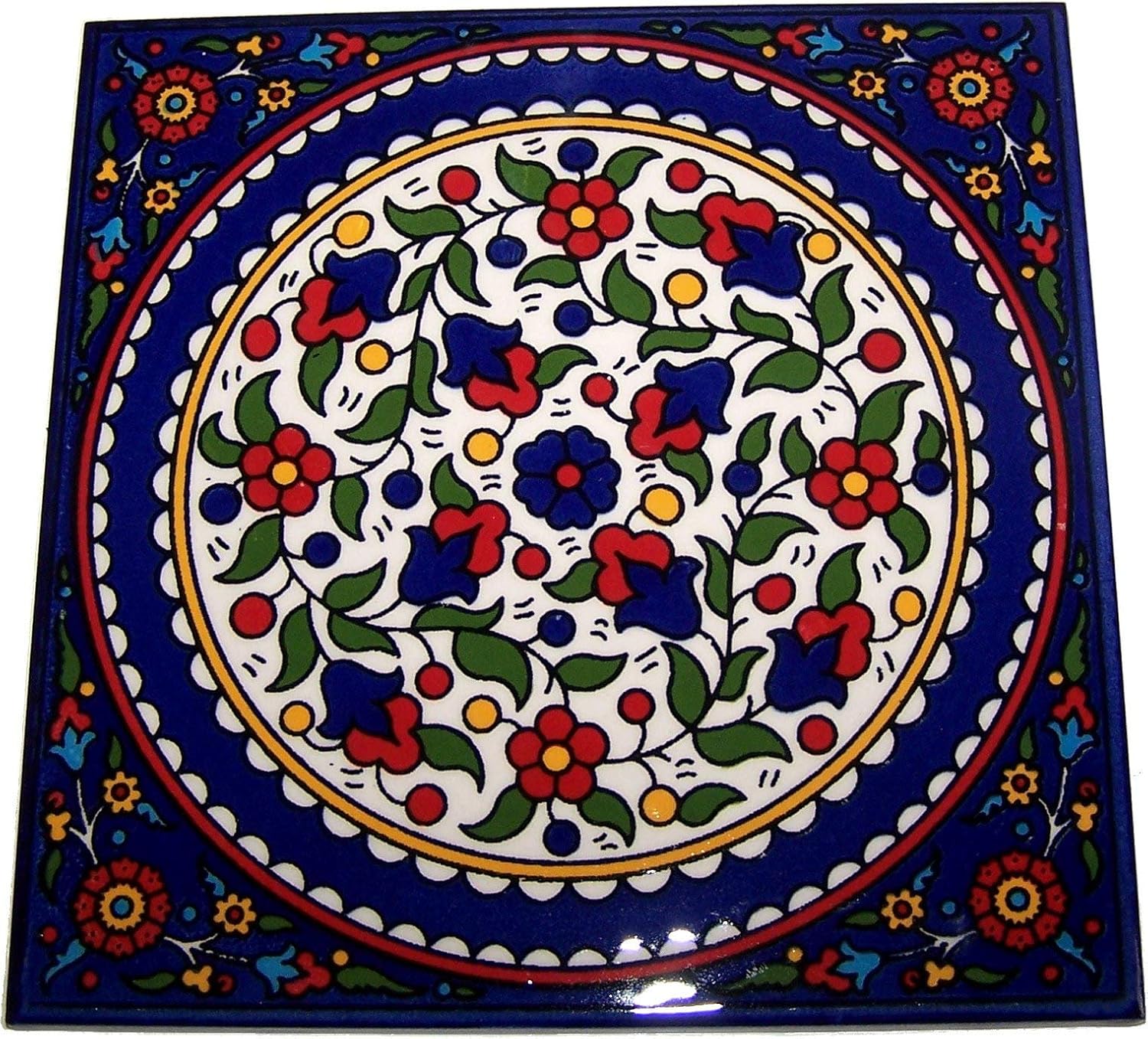 Modular Hand Painted Tile from Jerusalem Model VIII 6