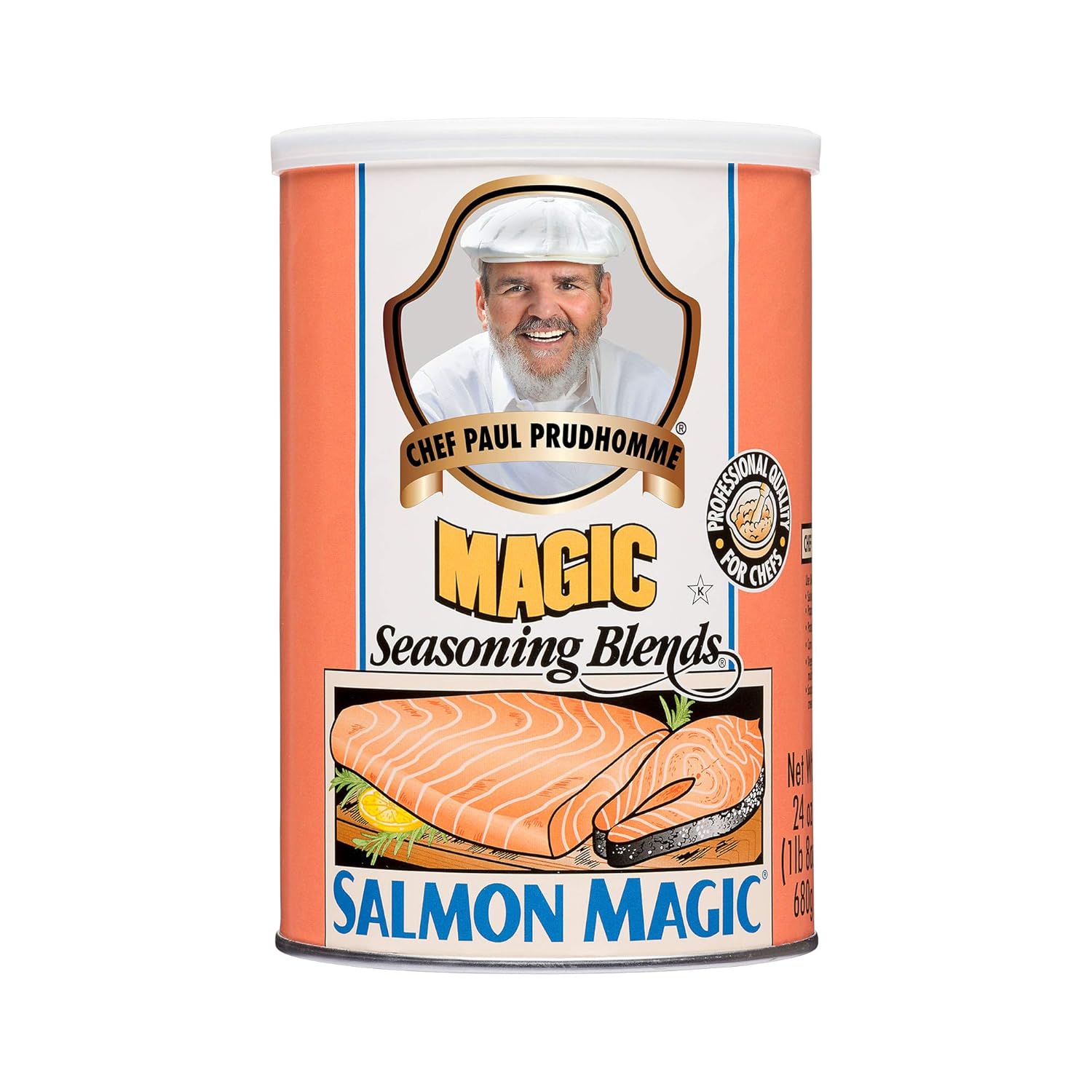 Chef Paul Prudhomme's Magic Seasoning Blends ~ Salmon Magic, 24-Ounce Canister