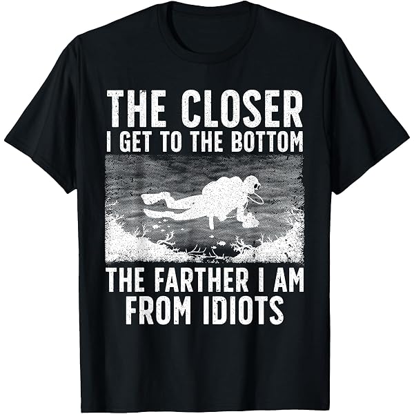 T-shirt Homme Gildan 5000 – I Belong To The Ocean – 100% Coton, Scuba Diving Diver (Neuf Sans étiquettes)