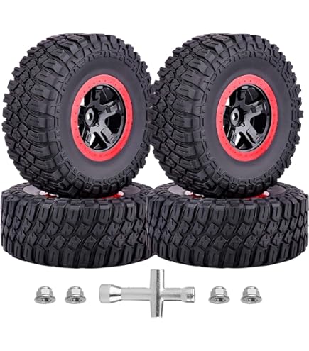 Amazon.com: Traxxas Tires & Wheels, Assbled, Glued (Sct Blk