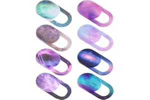 8Pcs Webcam Cover Slide, Starry Sky Laptop Camera Cover Slide Phone Camera Cover Ultra Thin Computer Camera Cover Slide Block